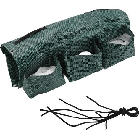 Sac de culture suspendu pour plantes, jardinière verticale murale, accessoires de jardin pour cour, clôture, balustrade, balcon (1/5)