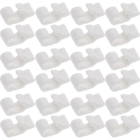 Abaodam Lot de 80 clips fixation étagères cages à chaussures (1/5)