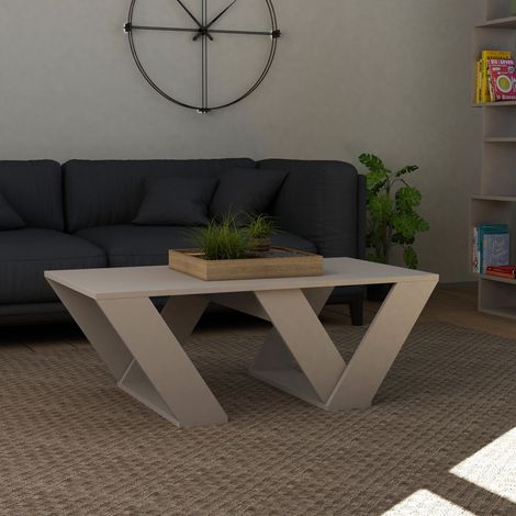 Pipra Modern Coffee Table Mocha Grey Multipurpose  H 40cm (1/3)