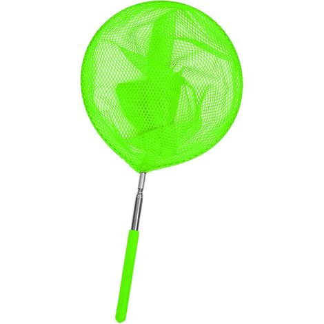 Épuisette de pêche portable et pliable avec une poignée télescopique en acier inoxydable adaptée aux enfants une pêche sûre et écologique. (1/5)