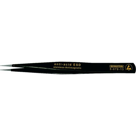 BERNSTEIN Tools for Electronics 5-078-13 SMD-Pinzette PSF SA-ESD Meißel 130 mm