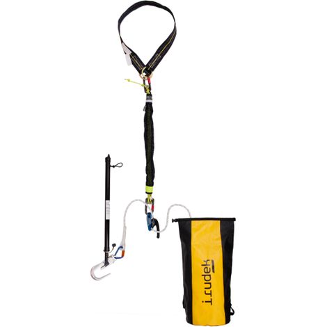 Kit de rescate para caídas con descensor D4 IRUDEK RK2 Rescue kit                                             50 m