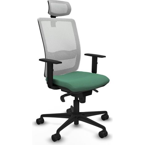 Sedia da ufficio piqueras y crespo Haches bianco rete ergonomica (1/2)