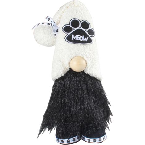 Gnome Chien - Décoration En Peluche Pour Intérieur - Ornement Artisanal Pour Plateau À Étages - 1 Pièce (1/5)