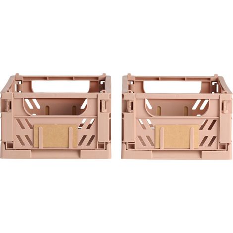 Zusammenklappbare Aufbewahrungsbox 25 x 16,5 x 10 cm, 2er-Set (1/4)