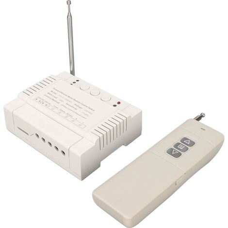 Télécommande sans fil 30A pour moteur 220V/380V, inverseur de sens avant/arret/arrière avec limiteurs (1/5)