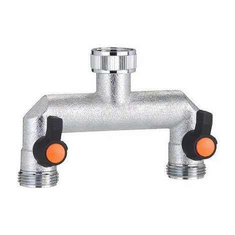 PRESA A RUBINETTO + 2 INNESTI FIL OTTONE CLABER 3/4F SELF 9601 (1/2)