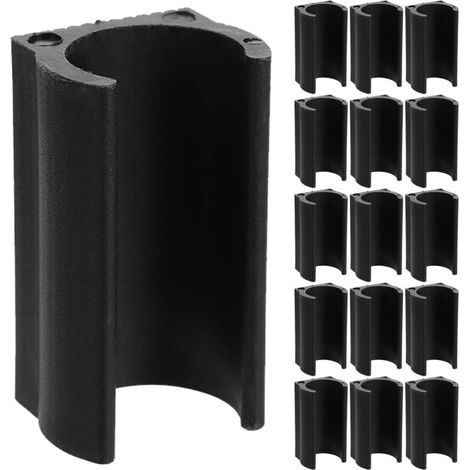 Embouts de Pieds de Chaise 22mm U, Lot de 30, Plastique Noir Protège-pieds de Meubles, Faible Friction, pour Bureau et Maison, Usage sur Fauteuils et Tabourets (1/4)