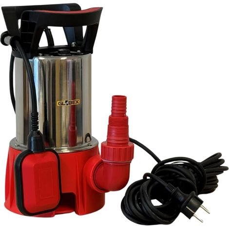 POMPA SOMMERSA IMMERSIONE ACCIAIO INOX ACQUE SCURE SPORCHE 750W 12500Lt/h GLOBEX (1/5)