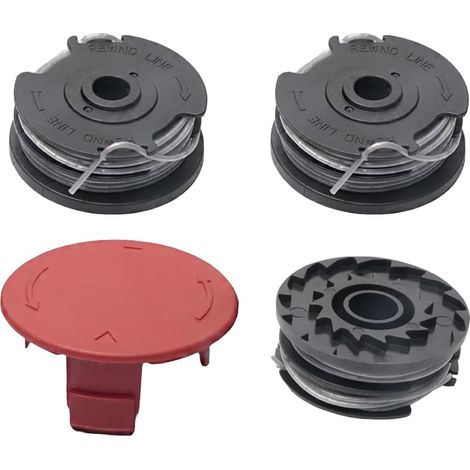 Bobines de fil pour coupe-bordure Bosch ART 36-36 LI, ART24/24+, 27/27+, 30/30+, bobine rechange F016800351 (3 bobines +1 couvercle bobine) - (1/5)