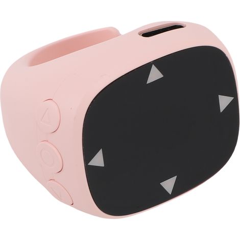 Télécommande Bluetooth du bout des doigts, application vidéo, tourne-page, portée de 10 m, anneau de défilement pour téléphone et tablette, rose