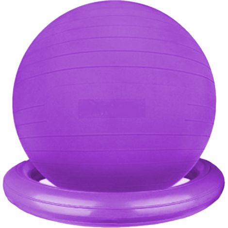 Anneau de stabilité gonflable pour ballon de yoga - Transformez votre ballon d'équilibre en chaise de bureau gonflable (1/5)