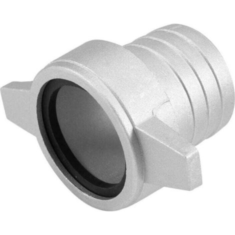 Raccord Pompe À Eau - Alu 2 Pouces - Pour Tuyau Aluminium - Joint Caoutchouc Inclus - 1 Pièce (1/4)