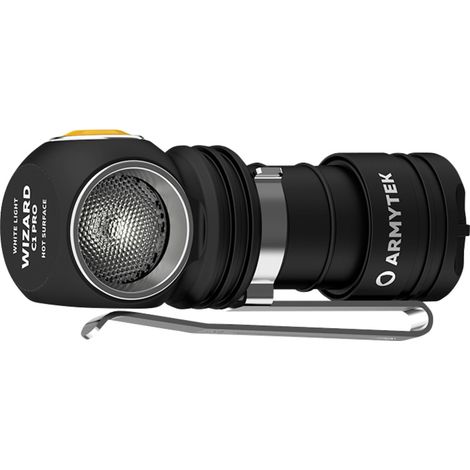 Stirnlampe Wizard C1 Pro Magnet USB Warm 930lm - ARMYTEK F09001W