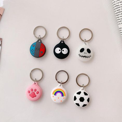 Schlüsselanhängerhülle kompatibel mit Apple Airtag – Fallschutz (zum Tracking von Hunden, Schlüsseln, Taschen) – Ortungsgerät nicht im Lieferumfang enthalten (1/5)