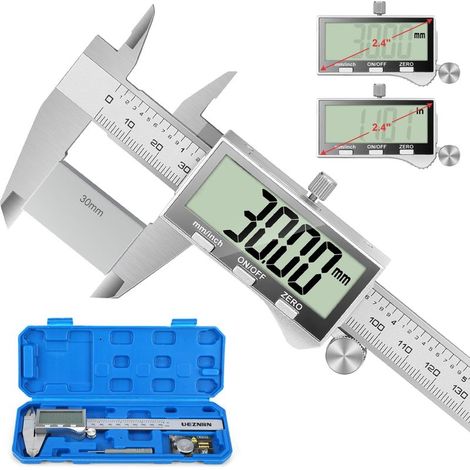Pieds à coulisse vernier numérique 150 mm - Haute précision, étanchéité IPX54 et utilisation polyvalente (1/5)