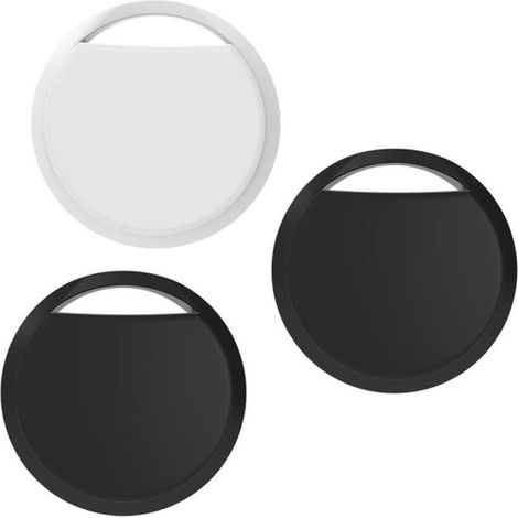 Bluetooth-Tracker für Gepäck, Schlüssel und Geldbörsen, kompatibel mit Google Find My (nur Android), 1 weißer und 2 schwarze (1/5)