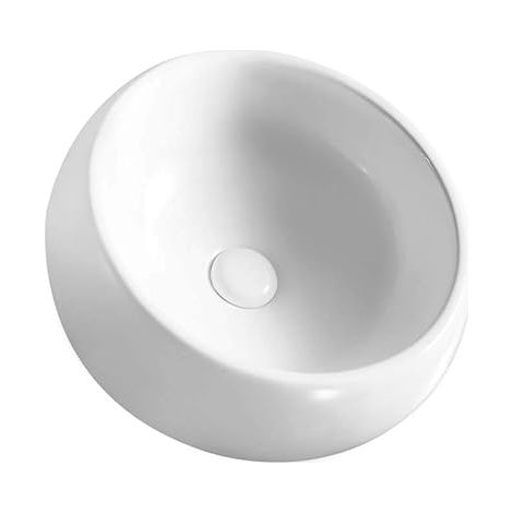 LAVABO DI APPOGGIO Mod LA37 Sanitari Ceramica LINPHA DM 39.5 Lavandino Bianco (1/4)