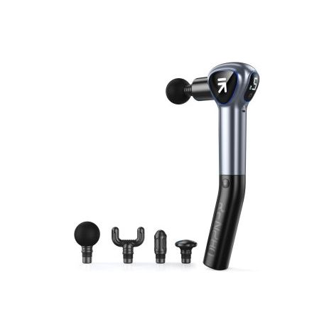 PISTOLA DE MASAJE MUSCULAR RENPHO REACH 5 VELOCIDADES 4 CABEZALES PANTALLA LED