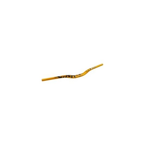 Rehausse-guidon extra longue en alliage d'aluminium 31,8 x 720 mm pour vélo, jaune