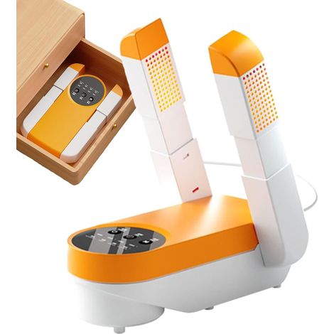 CCYKXAPortable shoe dryer for sports shoes, odor reducer, automatic shut-off, foldable foot warmer with timer for gym, sports, work (1/5)