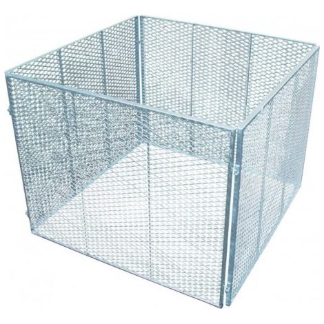 Composteur galvanisé 100 x 80 x 100 cm (1/3)