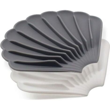 Lot de 2 Porte-Savon,Porte Savon Drainage,Porte Savon Douche,éPaissi, AntidéRapant, Pliable pour Lavabo,Douche,Salle De Bain,Cuisine (1/5)