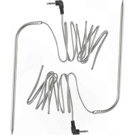 Sonde de rechange haute température pour barbecue et fumoir, thermomètre de barbecue étanche (lot de 2). (1/5)