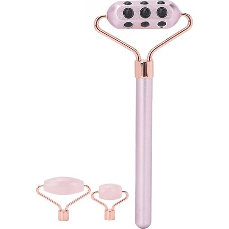 Rouleau de Massage Visage 3 en 1 en Pierre de Germanium - Lifting et Raffermissement Cutané Portable (1/5)