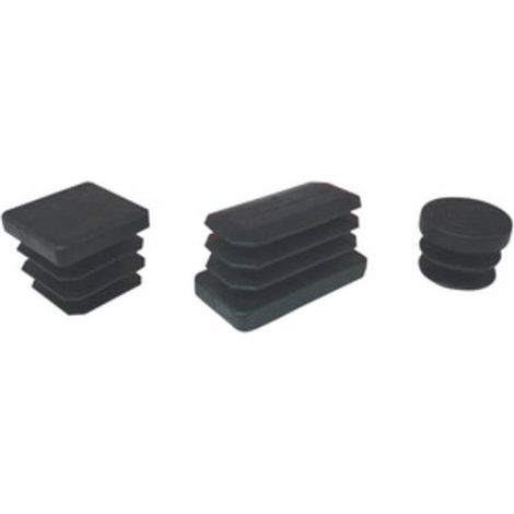5 x BL PUNTALE ALETTATO 25X25 MM NERO 8 PZ