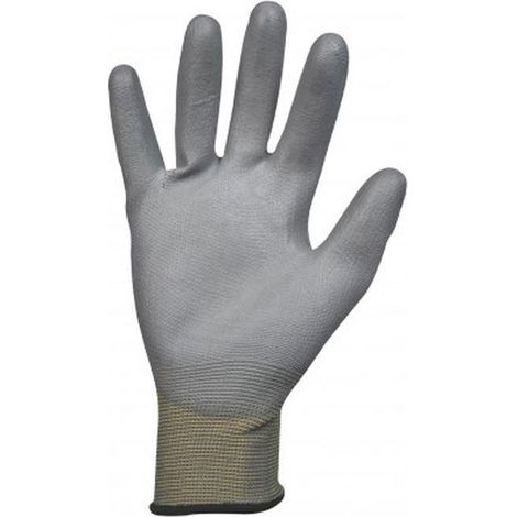 Gants polyamide nym713pug enduit polyuréthane gris - Taille : T.9 - SINGER FRERES SAS