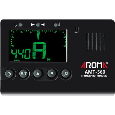 Métronome avec accordeur numérique, accordeur chromatique et générateur de tonalités. Appareil multifonctionnel 3 en 1, accordeur électrique portable universel avec microphone intégré. (1/5)