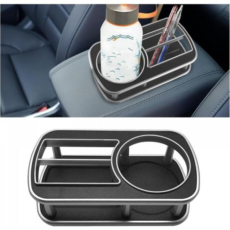 Porte-Gobelet d'eau Multifonction pour Voitures, Support de Téléphone et Bouteilles de Boisson de Voiture, ABS Organisateur de Rangement de Stockage (1/5)