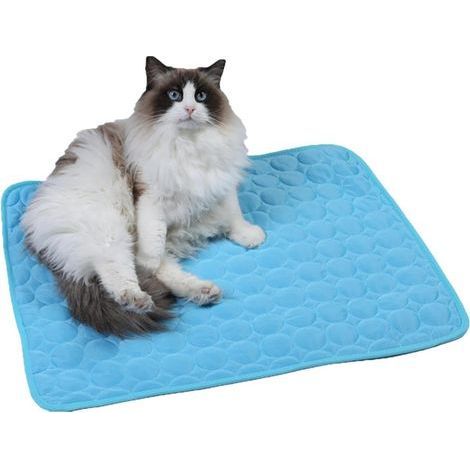 1 Tapis Rafraîchissant,Soie Glacée Imperméable,Lavable Pour Chien Chat,Camping Salon Voyage (1/5)