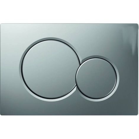 Gilt für Geberit Sigma01 WC-Betätigungsplatte für Zweimengenspülung: matt verchromt lackiert, Easy-Clean-Beschichtung (115.770.JQ.5)