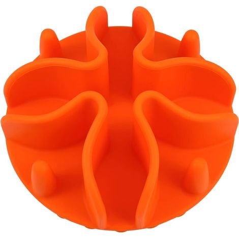 Gamelle Anti-Date pour Chien, Gamelle pour Chien et Chat à Alimentation Lente, Gamelle à Alimentation Lente en Silicone antidérapante adaptée à différentes Tailles de Gamelles pour Animaux de Compagni (1/5)