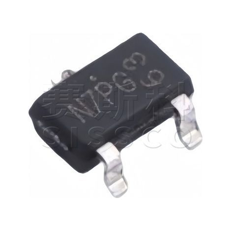 Original AOS AO3481C SOT-23 P-channel MOSFET chip with low RDS(ON), ideal for load switching electronic components. Packaging: 5 chips per pack.