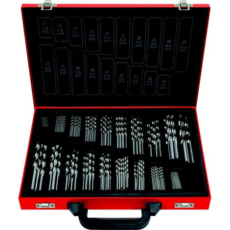 KS Tools Coffret de forets HSS-G Co 5, 170 pcs., 1-10mm (1/5)