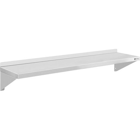Étagère murale professionnel - acier inoxydable 120 cm (1/4)