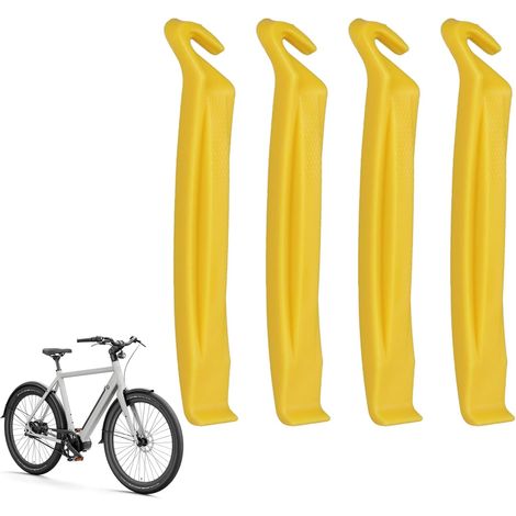 Pcs Demonte Pneu Velo,Outil de démontage de Pneu Haut de Gamme,démonte-Pneu de vélo pour Changer Les pneus,Levier de réparation de Pneu de vélo Portable pour Changer et Monter,Durable Bike Tyre Levers (1/5)