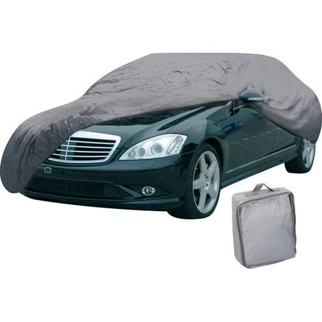 DUNLOP Housse Voiture XL 534x178x120cm - Protection Intempéries & UV, Couleur Noir, Résistante, Pour Stockage Longue Durée (1/5)