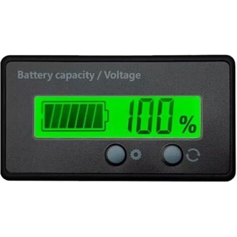 Voltmètre Numérique à LED, Testeur de Tension, Batterie au Lithium, Plomb Acide, Lifepo4, 12 V/24 V/36 V/48 V, Indicateur de Capacité (1/4)