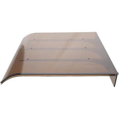 Toit de Protection Imperméable pour Boîte aux Lettres Murale, Housse Anti-Pluie Transparente Couleur Café, Plaque Extérieure Résistante aux Intempéries pour Jardin, Protection (1/5)