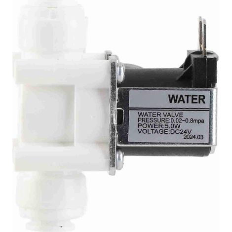 24VDC N/C Elektrisches Magnetventil aus Kunststoff mit Schnellanschluss für Wasserreiniger