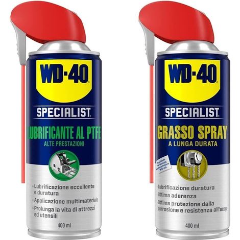 WD 40 Lubrificante PTFE+ Grasso Spray, Specialist con dosator bomboletta 400 ml (1/5)