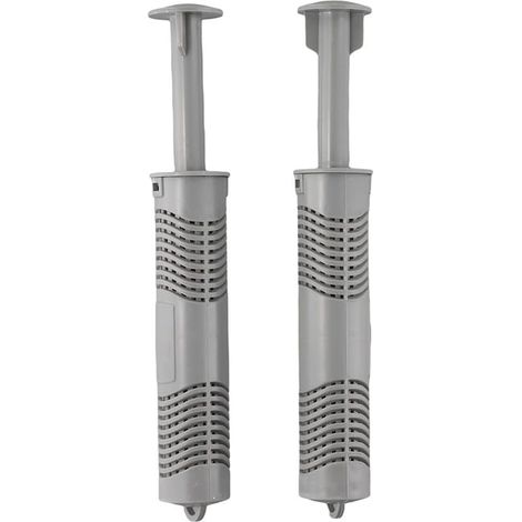 Lot de 2 filtres minéraux argentés pour cartouche ionique spa pour l'entretien – Formule puissante supprime les huiles graisses minéraux – Zéolite Anion Zinc pour médias – Réduit les irritations de la (1/5)