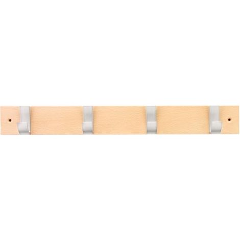 APPENDIABITI IN LEGNO INOFIX 4 POSTI CROMO