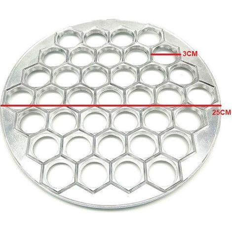 Moule à raviolis en alliage d'aluminium, 37 trous, 25 cm (1/5)