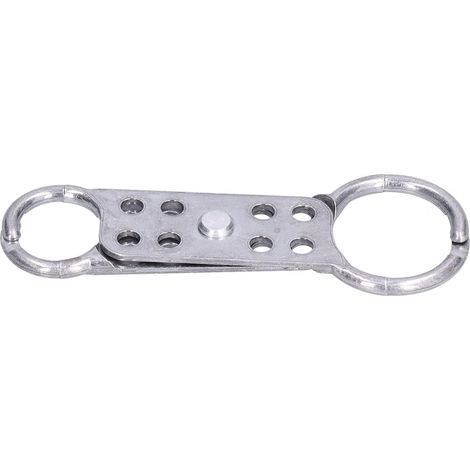 Cadenas à 8 rangées, loquet de verrouillage, loquet de verrouillage, fleur ignifuge, sécurité à double tête, serrure à boucle en aluminium pour industriel (1/5)