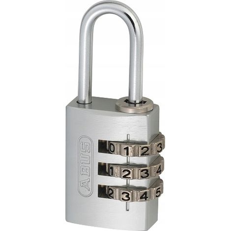 Candado de combinación Abus 724/20, código variable, plateado (1/5)